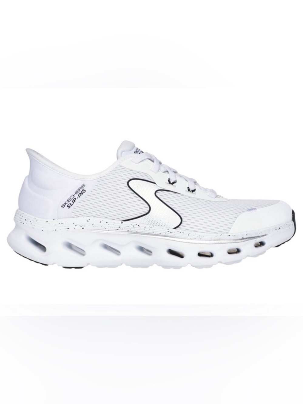 Skechers Slip-ins: GO WALK White/Black Glide-Step 2.0  Shoes 
Size 8.5